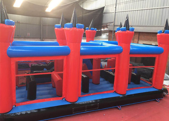 Fun Giant Inflatable Outdoor Games ，Bouncy Castle Obstacle Course