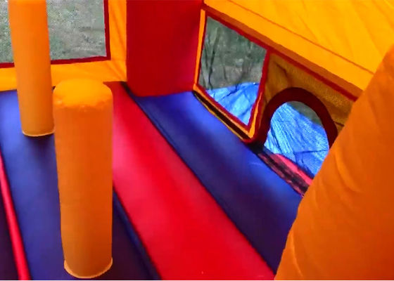 Safety Adult Size Bounce House Castle , Bouncy Castle With Slide Customized Design